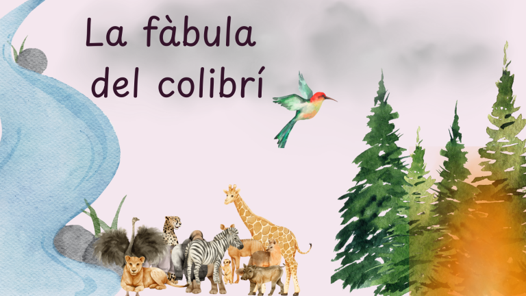 Conèixes la fàbula del colibrí? 🐦